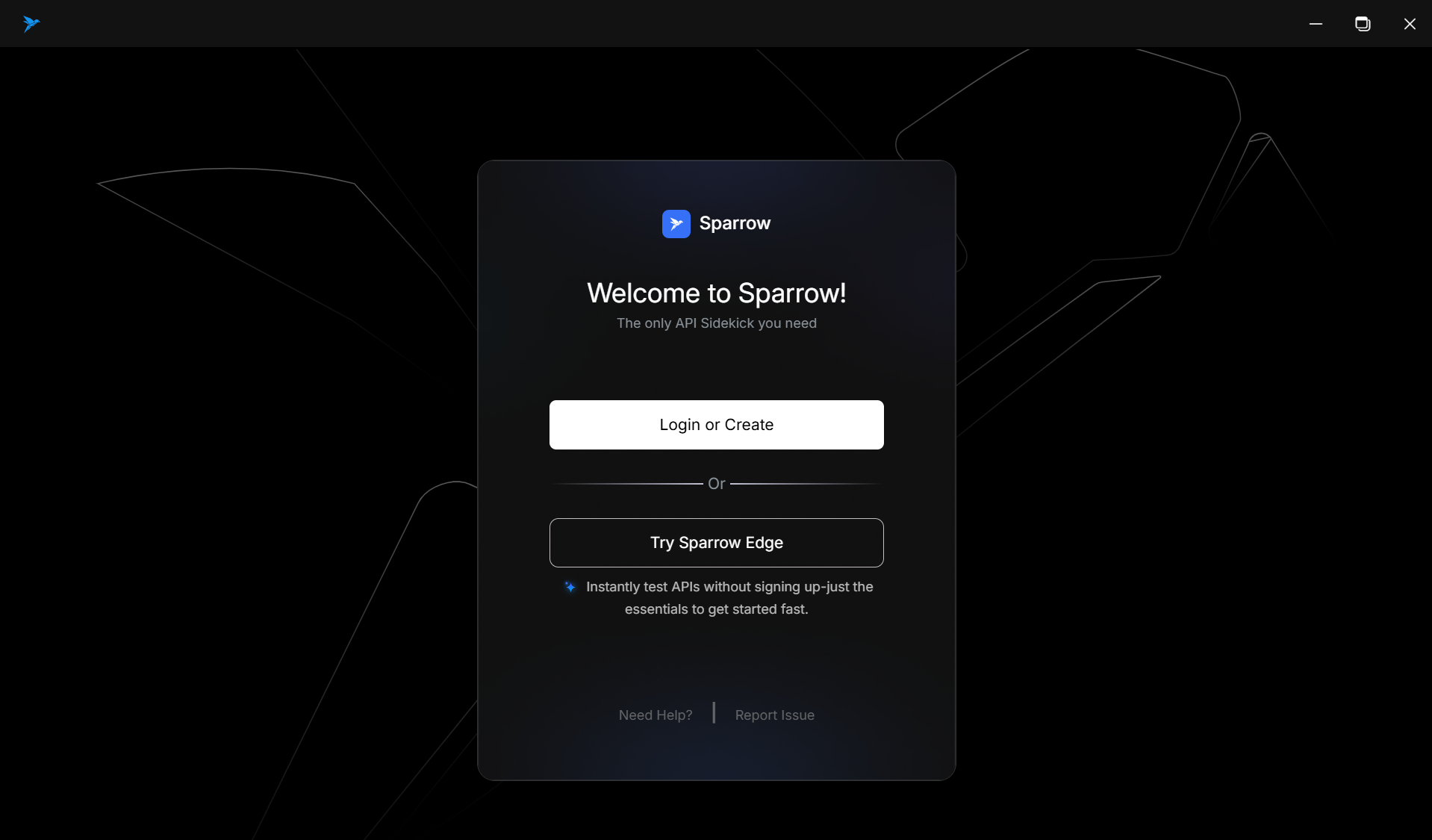 GettingStartedWithSparrow