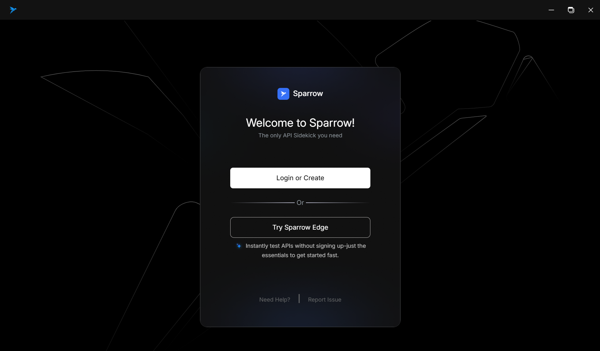 GettingStartedWithSparrow